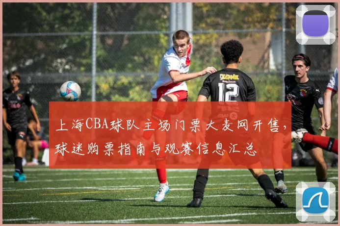 上海CBA球队主场门票大麦网开售，球迷购票指南与观赛信息汇总